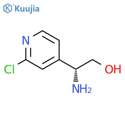 (2R)-2-amino-2-(2-chloropyridin-4-yl)ethan-1-ol structure