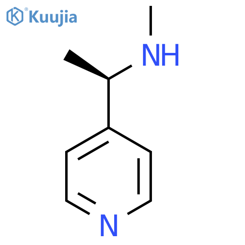 methyl[(1R)-1-(pyridin-4-yl)ethyl]amine structure