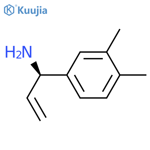 (1R)-1-(3,4-DIMETHYLPHENYL)PROP-2-ENYLAMINE structure