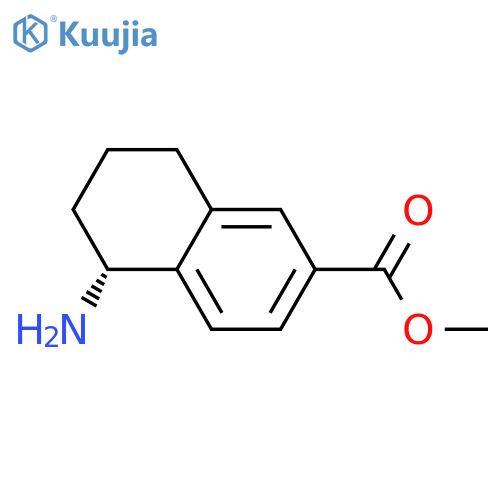 METHYL(5R)-5-AMINO-5,6,7,8-TETRAHYDRONAPHTHALENE-2-CARBOXYLATE structure