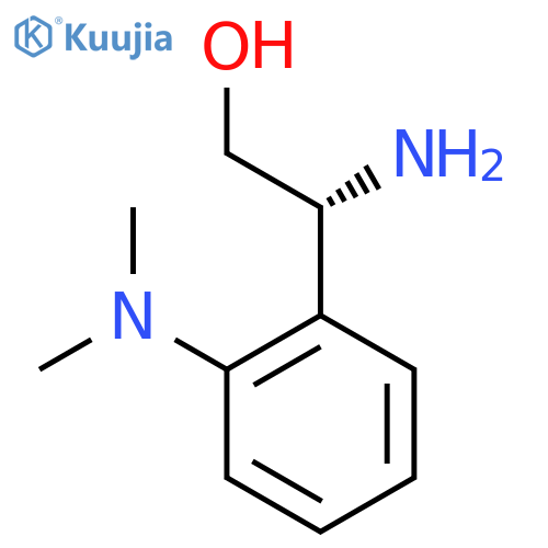 (2R)-2-amino-2-2-(dimethylamino)phenylethan-1-ol structure