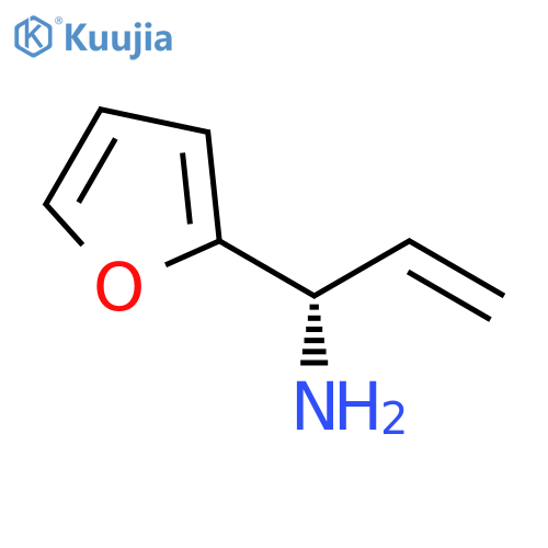 2-Furanmethanamine, α-ethenyl-, (αS)- structure