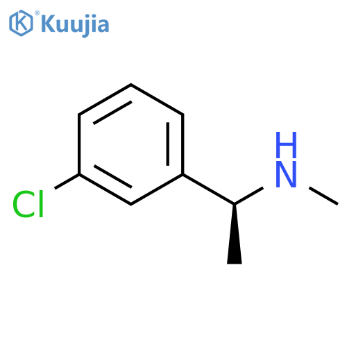 [(1S)-1-(3-CHLOROPHENYL)ETHYL](METHYL)AMINE structure