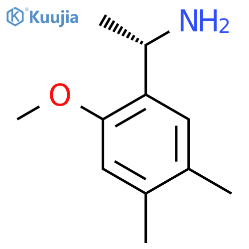 (1S)-1-(2-methoxy-4,5-dimethylphenyl)ethan-1-amine structure
