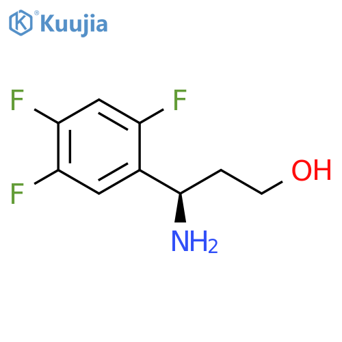(3R)-3-AMINO-3-(2,4,5-TRIFLUOROPHENYL)PROPAN-1-OL structure