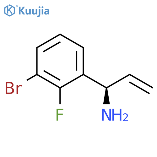 (1R)-1-(3-BROMO-2-FLUOROPHENYL)PROP-2-ENYLAMINE structure