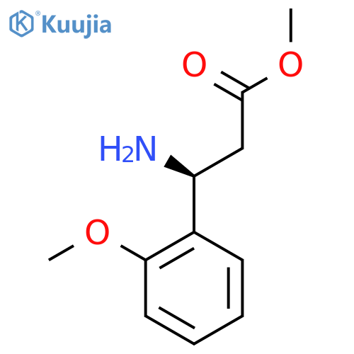Methyl (3S)-3-amino-3-(2-methoxyphenyl)propanoate structure