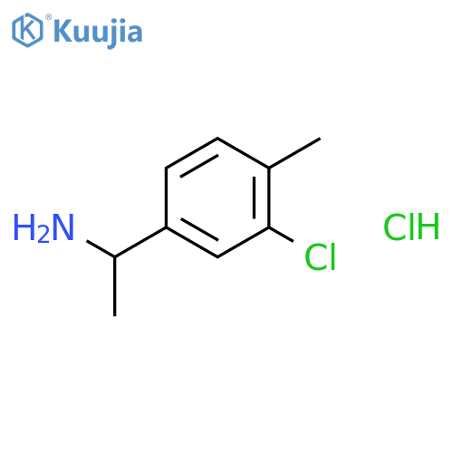 (1S)-1-(3-chloro-4-methylphenyl)ethan-1-amine structure