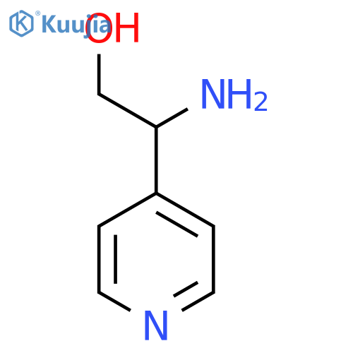 (2S)-2-amino-2-(pyridin-4-yl)ethan-1-ol structure