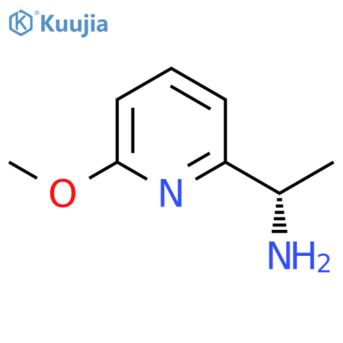 (1S)-1-(6-methoxypyridin-2-yl)ethan-1-amine structure