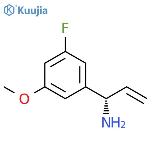 (1S)-1-(5-FLUORO-3-METHOXYPHENYL)PROP-2-ENYLAMINE structure