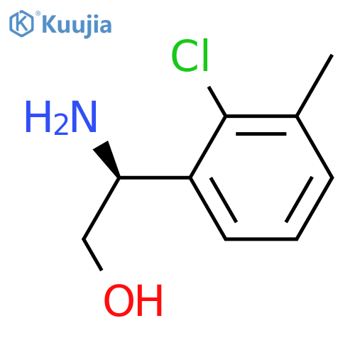 (2S)-2-amino-2-(2-chloro-3-methylphenyl)ethan-1-ol structure