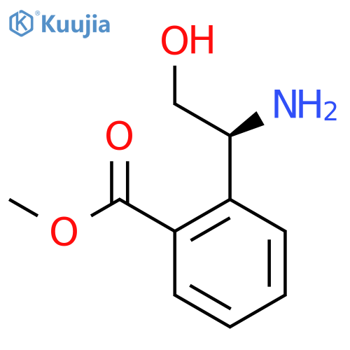 methyl 2-(1S)-1-amino-2-hydroxyethylbenzoate structure