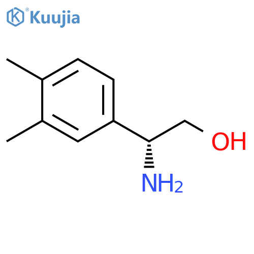 (2R)-2-amino-2-(3,4-dimethylphenyl)ethan-1-ol structure