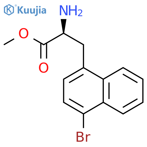 3-(4-Bromo-1-Naphthyl)-L-alanine methyl ester structure