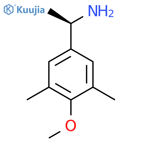 (1R)-1-(4-methoxy-3,5-dimethylphenyl)ethan-1-amine structure