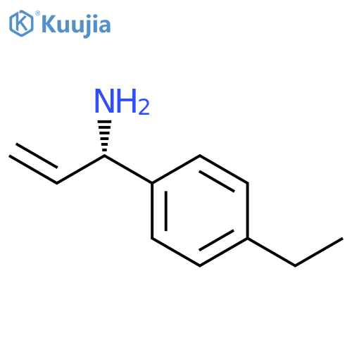 (1S)-1-(4-ETHYLPHENYL)PROP-2-ENYLAMINE structure