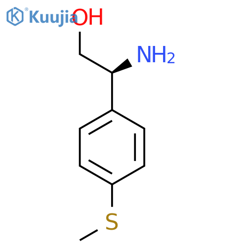 (2S)-2-amino-2-4-(methylsulfanyl)phenylethan-1-ol structure