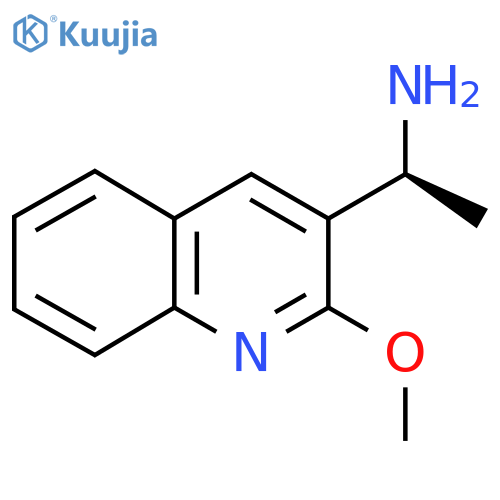 (1S)-1-(2-methoxyquinolin-3-yl)ethan-1-amine structure
