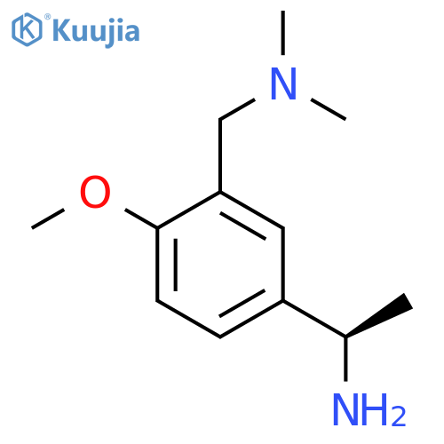 (1R)-1-{3-(dimethylamino)methyl-4-methoxyphenyl}ethan-1-amine structure