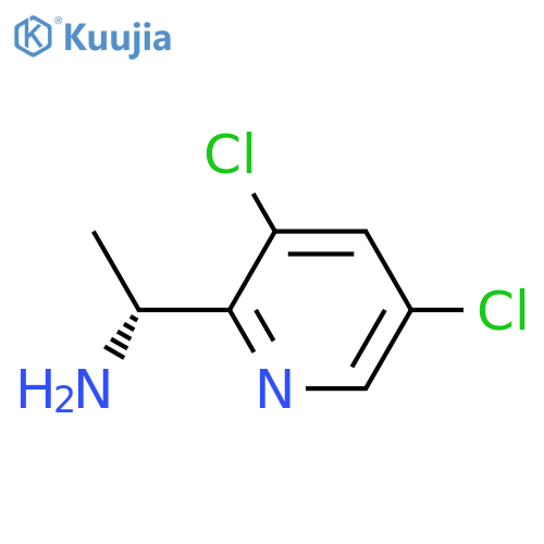 (1R)-1-(3,5-dichloropyridin-2-yl)ethan-1-amine structure