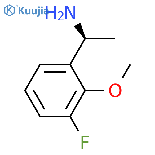 (1S)-1-(3-fluoro-2-methoxyphenyl)ethan-1-amine structure