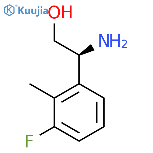 (2S)-2-amino-2-(3-fluoro-2-methylphenyl)ethan-1-ol structure