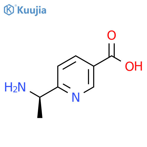 6-(1R)-1-aminoethylpyridine-3-carboxylic acid structure