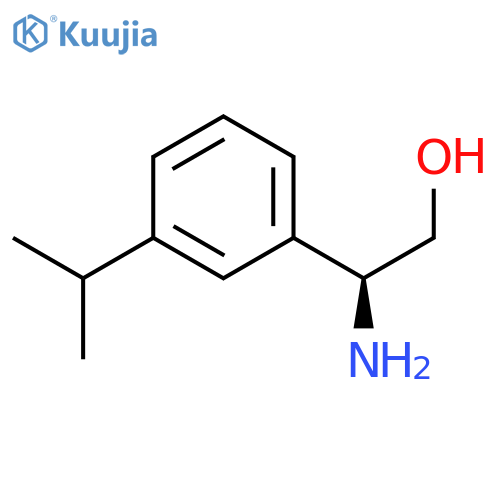 (2S)-2-amino-2-3-(propan-2-yl)phenylethan-1-ol structure