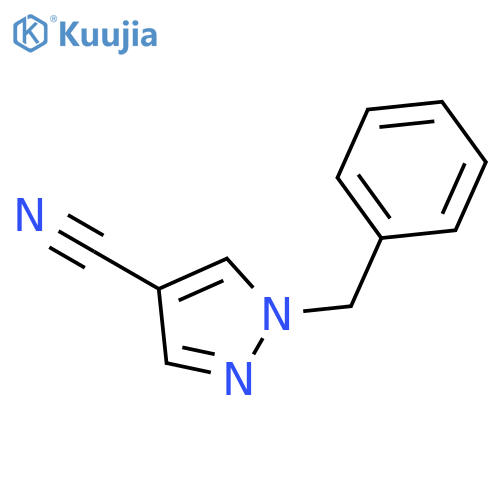 1-Benzyl-1H-pyrazole-4-carbonitrile structure