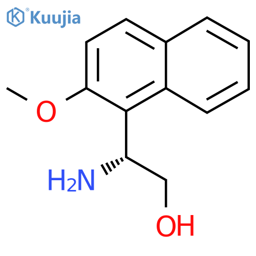 (2R)-2-amino-2-(2-methoxynaphthalen-1-yl)ethan-1-ol structure