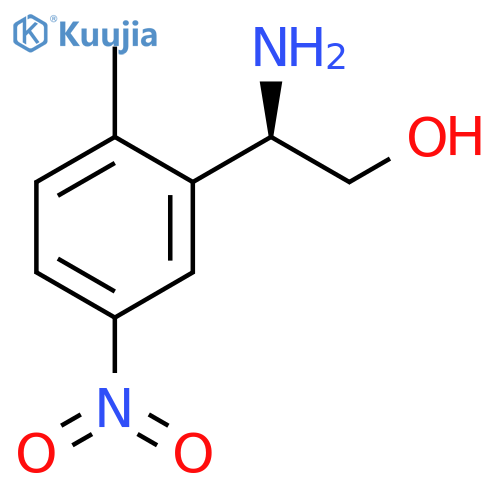 (2R)-2-amino-2-(2-methyl-5-nitrophenyl)ethan-1-ol structure