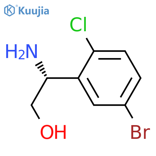 (2R)-2-amino-2-(5-bromo-2-chlorophenyl)ethan-1-ol structure