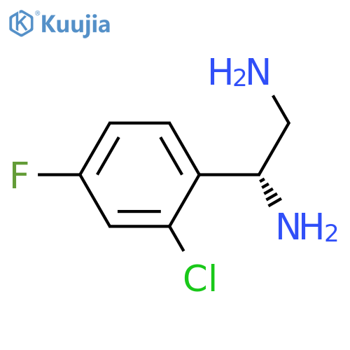 (1R)-1-(2-CHLORO-4-FLUOROPHENYL)ETHANE-1,2-DIAMINE structure