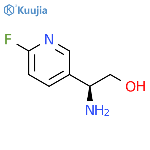 (2S)-2-amino-2-(6-fluoropyridin-3-yl)ethan-1-ol structure
