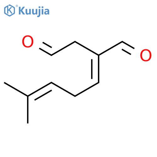 Butanedial,(4-methyl-3-pentenylidene)-, (2E)- (9CI) structure
