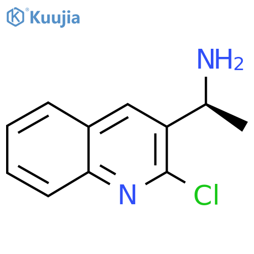 (1S)-1-(2-chloroquinolin-3-yl)ethan-1-amine structure