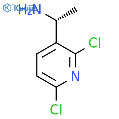 (1R)-1-(2,6-dichloropyridin-3-yl)ethan-1-amine structure