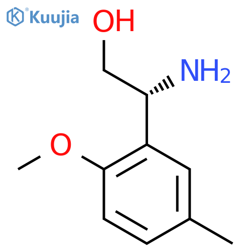 (2R)-2-amino-2-(2-methoxy-5-methylphenyl)ethan-1-ol structure