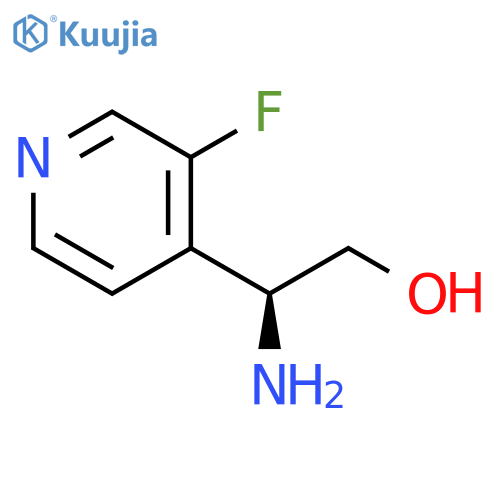 4-Pyridineethanol, β-amino-3-fluoro-, (βS)- structure