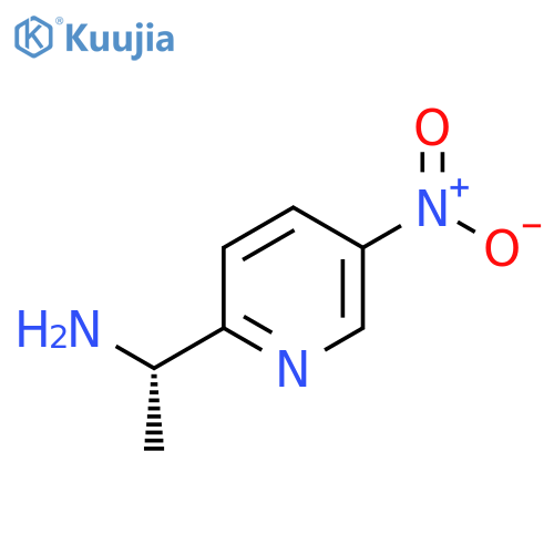 (1S)-1-(5-nitropyridin-2-yl)ethan-1-amine structure