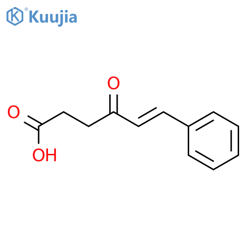 5-Hexenoic acid, 4-oxo-6-phenyl-, (5E)- structure