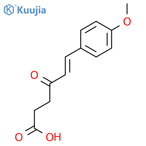 5-Hexenoic acid, 6-(4-methoxyphenyl)-4-oxo-, (5E)- structure