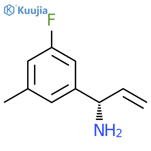 (1S)-1-(5-FLUORO-3-METHYLPHENYL)PROP-2-ENYLAMINE structure