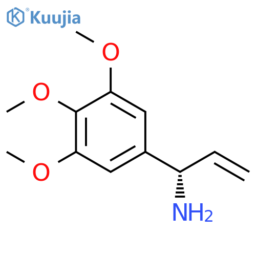 (1S)-1-(3,4,5-TRIMETHOXYPHENYL)PROP-2-ENYLAMINE structure