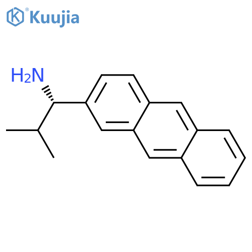 (1S)-1-(2-ANTHRYL)-2-METHYLPROPYLAMINE structure