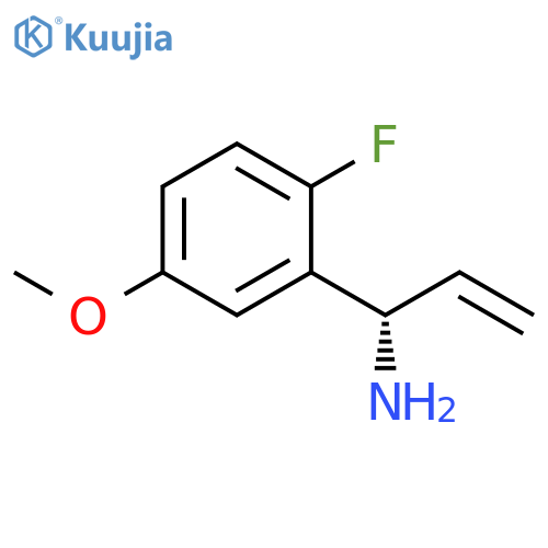 (1S)-1-(2-FLUORO-5-METHOXYPHENYL)PROP-2-ENYLAMINE structure