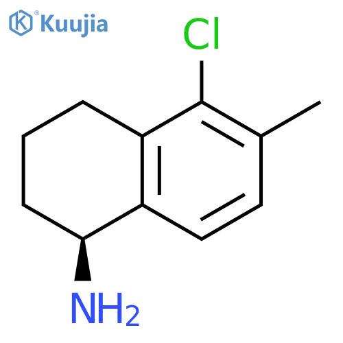 (1S)-5-CHLORO-6-METHYL-1,2,3,4-TETRAHYDRONAPHTHYLAMINE structure