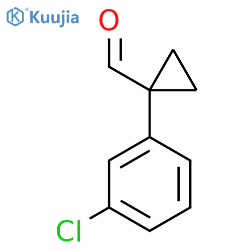 1-(3-Chlorophenyl)-cyclopropanecarboxaldehyde structure