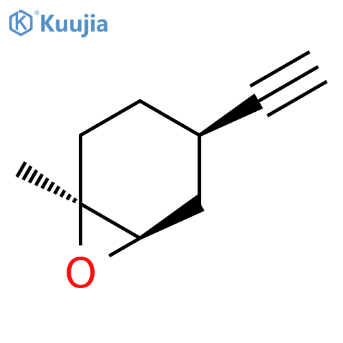7-Oxabicyclo[4.1.0]heptane,4-ethynyl-1-methyl-, [1S-(1a,4b,6a)]- (9CI) structure